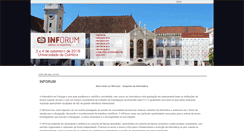 Desktop Screenshot of inforum.org.pt